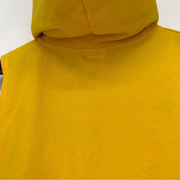 Disney Parks Hooded Simba Sleeveless Sweatshirt Light Hoodie With Ears Faux Fur - Picture 11 of 16